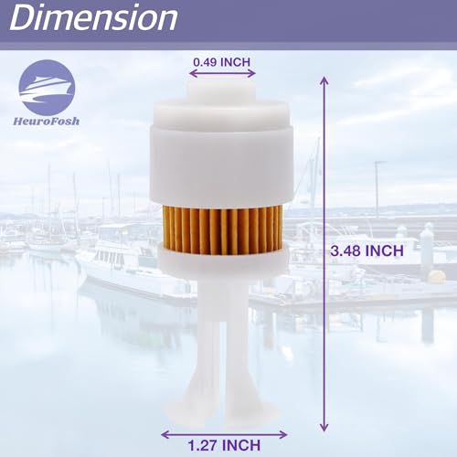 Outboard Fuel Filter for Yamaha 150HP 200HP 225HP 250HP Marine Motor - Fits Yamaha 150-250 HP