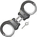 ASP Keyless Double-Lock Handcuffs with Chain - Forged Aluminum Frame, Grey / Ultra Plus Hinge