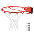 Silverback Breakaway Basketball Rim with Nylon Net | Compatible with Portable & In-Ground Hoops