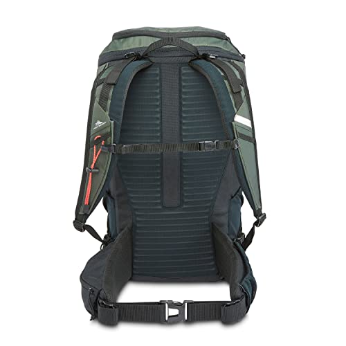 High Sierra Pathway 2.0 45L Hiking Backpack Forest Green/Black