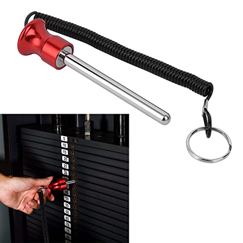 Weight Stack Pin for Gym Equipment - Magnetic Drop Set Pin with Pull Rope (Variation 1)