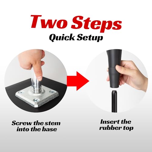 Portable Batting Tee for Baseball Softball 25-37 Inch Height Adjustable Training Equipment