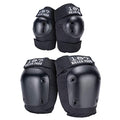 187 Killer Pads Knee and Elbow Pad Set, Black, Small/Medium, Protective Gear for Skateboarding & Sports