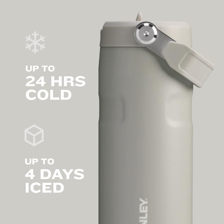 Stanley IceFlow 2.0 Water Bottle - 24 OZ Insulated Stainless Steel | Lightweight, Leak-Resistant, BPA-Free | Navy