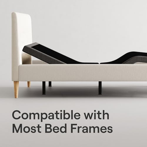 Nectar Premier Adjustable Queen Bed Base with Head & Foot Control, Massage, App & Remote