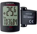CATEYE Padrone Plus Bike Computer Black with Backlit Display & Wireless
