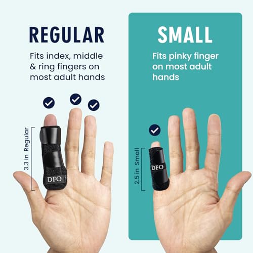Small Padded Trigger Finger Splint - Adjustable Support for Pain Relief