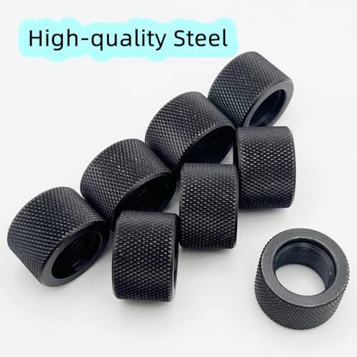 4 Pack Steel Thread Protectors 5/8-24 with Crush Washers for .308 LR308