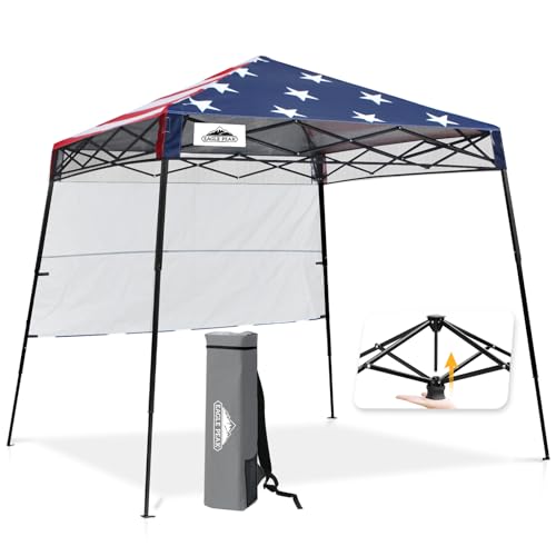 8x8 Pop Up Canopy Tent with Carry Backpack - UV Water Resistant Shade
