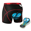 Men's 3D Padded Cycling Shorts - Breathable Quick Dry Bike Underwear Pants - 3XL