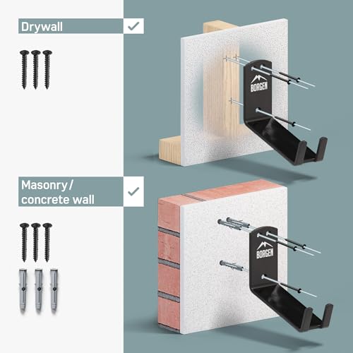 Wall Mount Pedal Hook for E-Bike & MTB - Grey, Set of 1