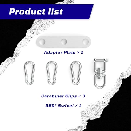 Heavy-Duty Stainless Steel Double to Single Cable Pulley Adapter Plate - 3-Hole