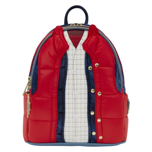 Back to the Future Marty McFly Cosplay Mini Backpack with Zipper Charm - Universal Collectible Bag