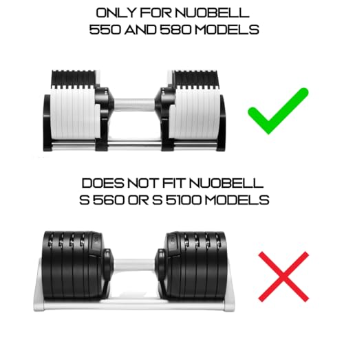 Micro Gainz 1.25LB Magnetic Weight Plates Set for Nuobell Dumbbells - 4 Piece