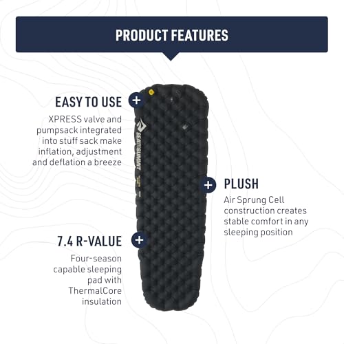 Sea to Summit Ether Light XR Pro Tapered Large Insulated Sleeping Pad 78x25x4"