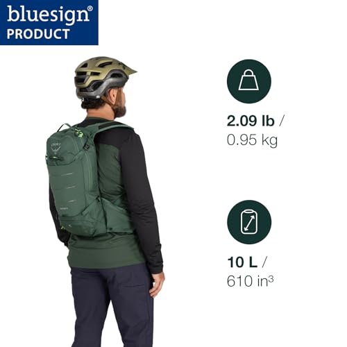 Osprey Raptor 10L Mountain Bike Hydration Pack Pediment Grey | Bike Pack with Reservoir