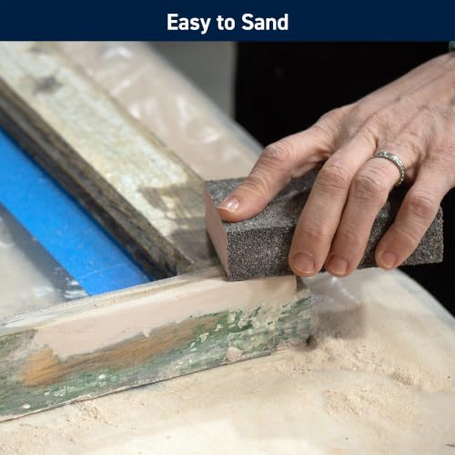Marine Grade Epoxy Putty for Wood Repair - 2-Quart Kit - Waterproof & Stainable