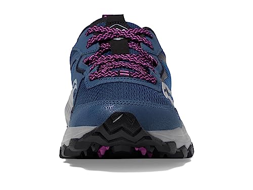 Saucony Women's Excursion TR16 GTX Trail Running Shoes Navy Razzle 9