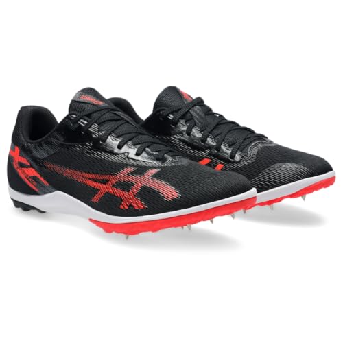 ASICS Unisex Resurgence XC Track & Field Shoes 7.5 Women / 6 Men Black Red