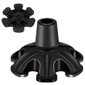 Heavy Duty Rubber Cane Tips 3/4 Inch Self-Standing Replacement Foot for Walking Canes