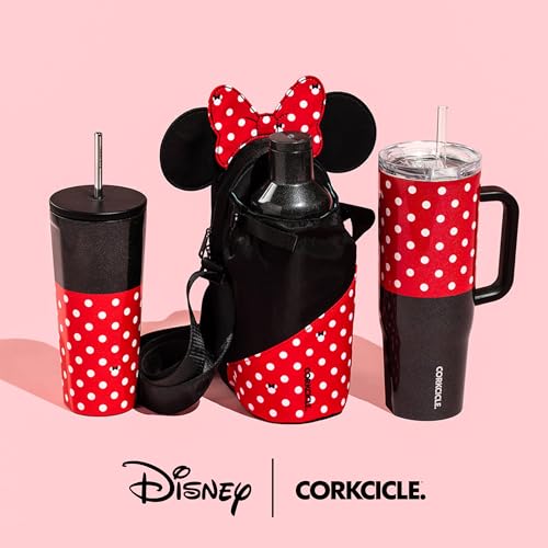 Mickey Mouse Corkcicle Crossbody Sling Bag for 16–40 oz Tumblers - Black