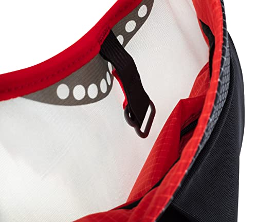UltrAspire Bronco 5L Hydration Race Vest - Medium Black/Red for Ultrarunning