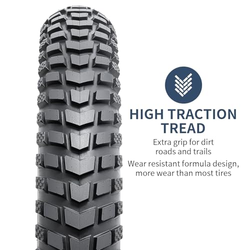 2 Pack 24x3.0 Fat E-Bike Tires - Off-Road Mountain & All-Terrain Bike Tyres