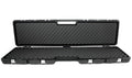 54 Inch Weather-Resistant Gun Case with Foam Interior and Lock Tabs - Black Tactical Hard Case