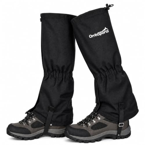 Waterproof Snow Gaiters for Hiking and Hunting Boots - Anti-Water & Snow Protection