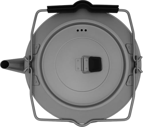 Kuvik Titanium 1.4L Ultralight Camping Kettle - Compact & Durable Backpacking Pot