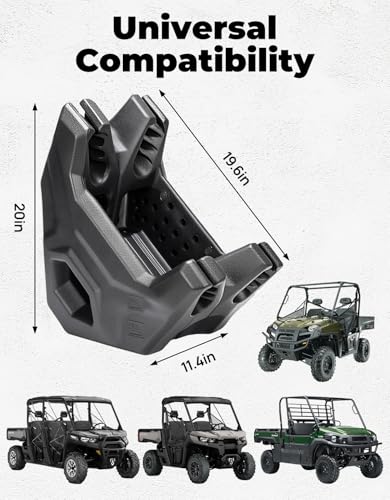 KEMIMOTO Universal UTV Tool Holder Mount for In-Cab Seat Storage