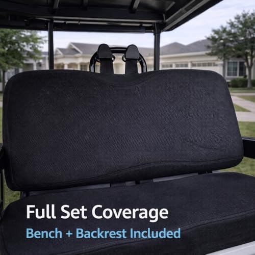 Jioy CoolFlow Breathable Seat Covers for Evolution D5 - Full Set, Black