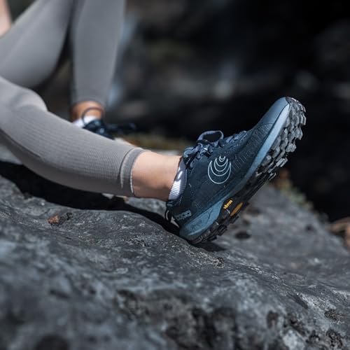 Topo Athletic Women's Terraventure 5 Trail Running Shoes 8.5 Wide Slate/Blue - Comfortable 3MM Drop Athletic Sneakers