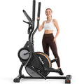 Black YOSUDA Elliptical Machine with 12° Incline - Compact Cardio Trainer