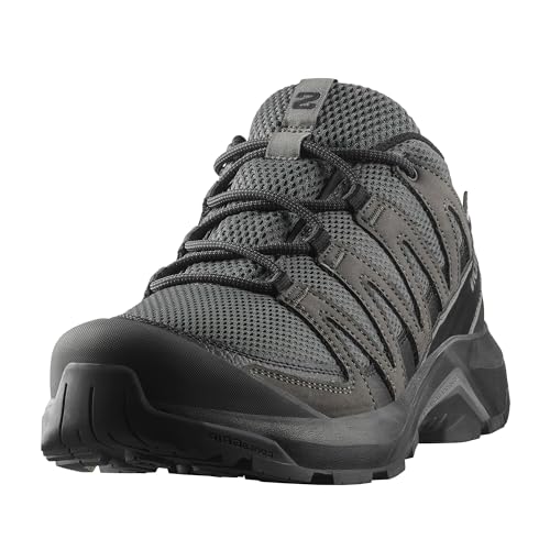 Salomon Men's X-Adventure Recon Gore-TEX Waterproof Hiking Shoes - Asphalt/Castlerock/Black 10