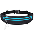 Blue Running Belt Fanny Pack for Men & Women Reflective Waist Pack Adjustable Fitness Bag