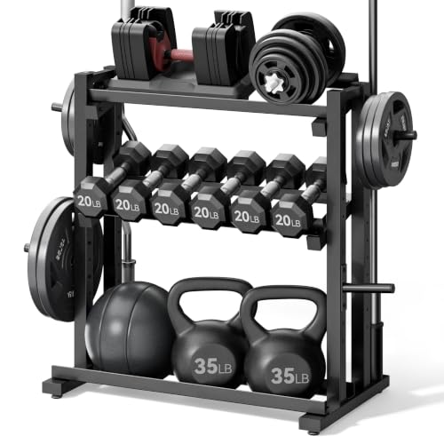 Heavy-Duty Adjustable Dumbbell Rack - 1200LBS Capacity for Home Gym