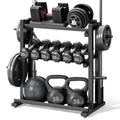 Heavy-Duty Adjustable Dumbbell Rack - 1200LBS Capacity for Home Gym