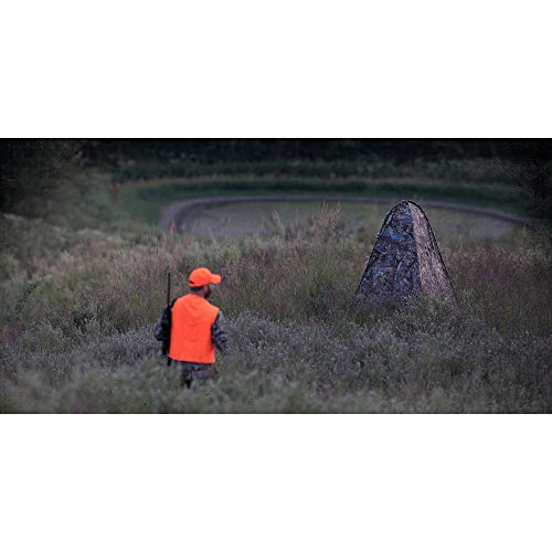 Ameristep Outhouse Spring Mossy Oak Break-Up Ground Blind - Hunting Concealment, Portable, 78"