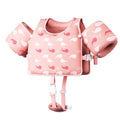 Pink Toddler Swim Vest for 13-33LBS Learning to Swim Adjustable Safety Floaties