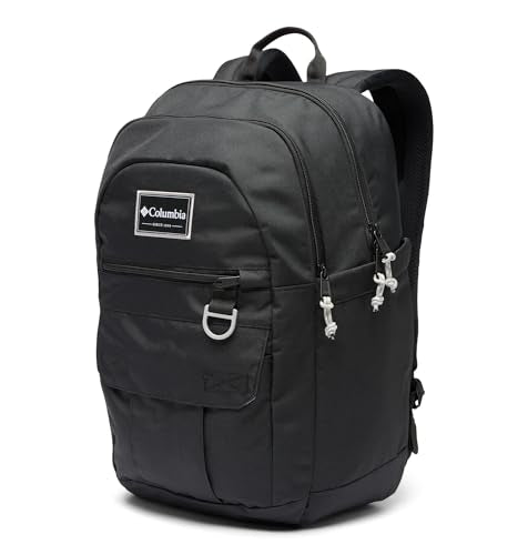 Columbia Unisex Buxton 26L Backpack Black - Padded Laptop & Travel Bag