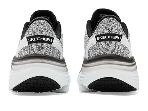 Skechers Max Cushioning Endeavour Kauska 11X-Wide Slip-On Running Shoes - White/Black