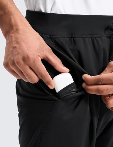 CRZ YOGA 4-Way Stretch Workout Pants - Medium Black 30"