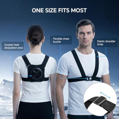 Cooling Vest with 24in² Cooling Plate - Rechargeable Outdoor Work & Sports Vest