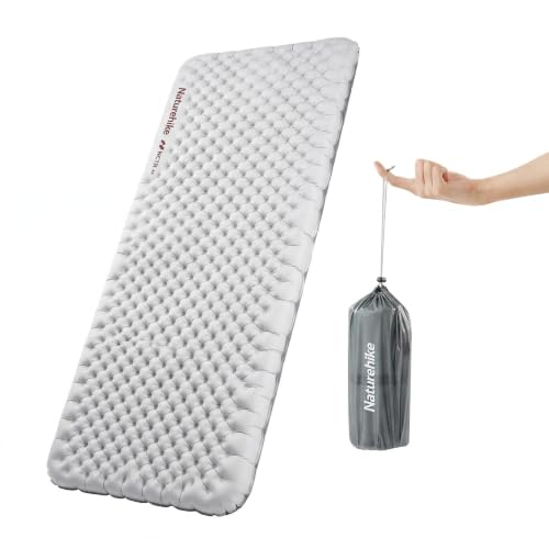 Ultralight PFAS-Free Sleeping Pad for Camping & Hiking - Silver Large Variation