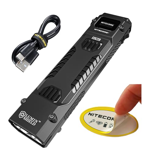 Nitecore EDC29 6500 Lumens Rechargeable Tactical Flashlight - Black