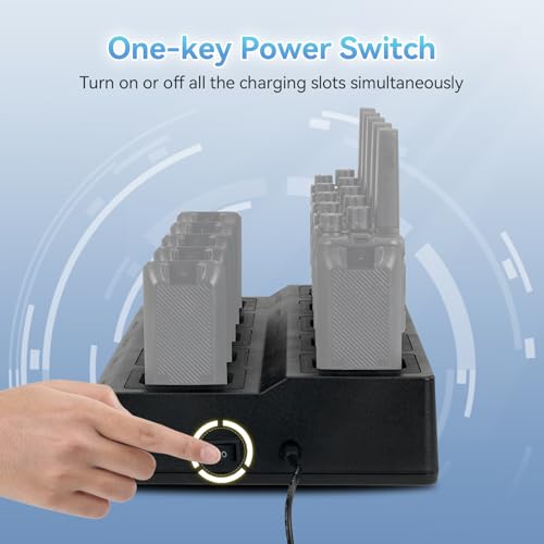 Retevis RT68 Walkie Talkie 10-Way Charger Multi Unit Rapid Charger - 1 Pack