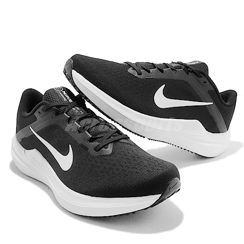 Nike Men's Winflo 10 Road Running Shoes - Black/White, Size 11