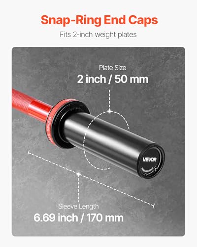 4FT Olympic Barbell Bar 500lbs Capacity for Strength Training & Powerlifting