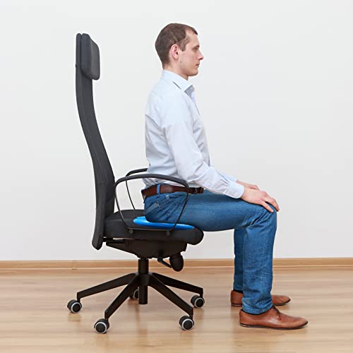 Leitee Blue Wobble Cushion Set 10 Pack Inflatable Balance Discs for Posture & Stability